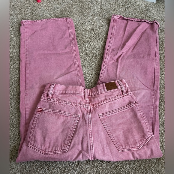 High wide pink jeans from urban outfitters - Picture 5 of 8